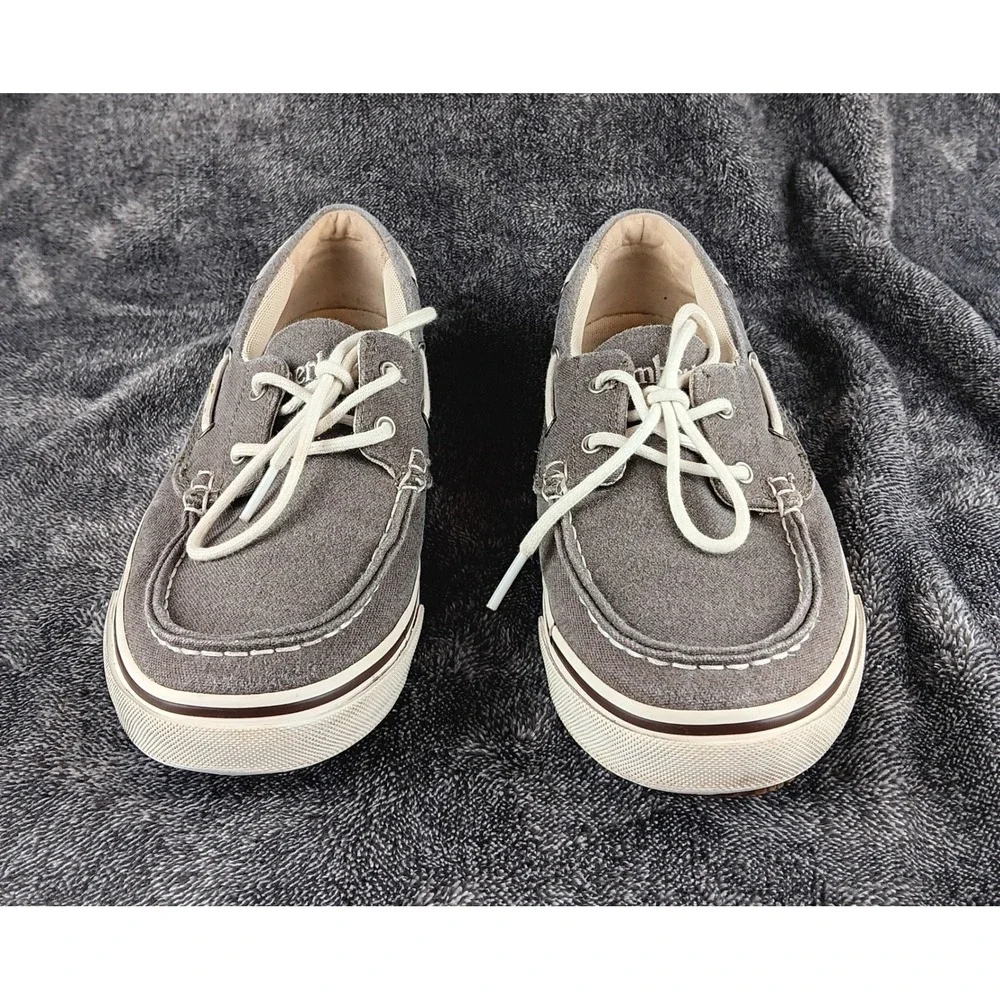 Timberland Earthkeepers Men's Grey Canvas Boat Shoes Sneakers‎ Size 8M